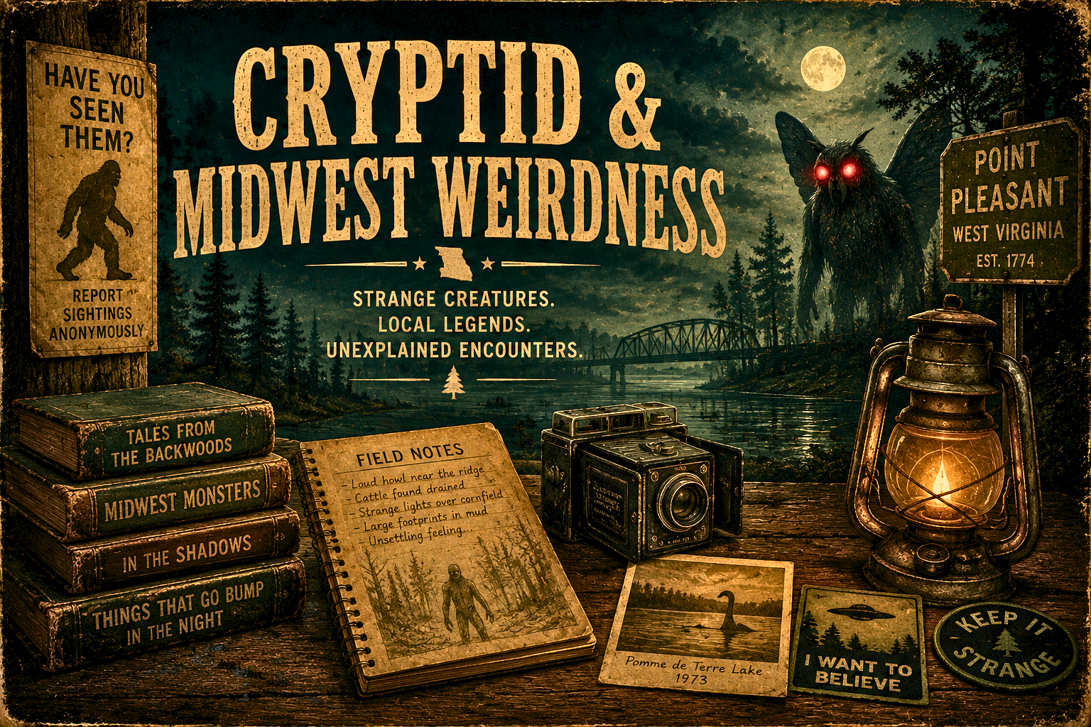 Cryptids & Midwest Weirdness