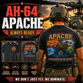 Apache Helicopter T-shirt | Army Aviation Military Aircraft