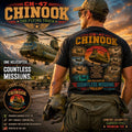CH-47 Chinook Helicopter T-Shirt | Vintage Flying Truck Aviation Tee