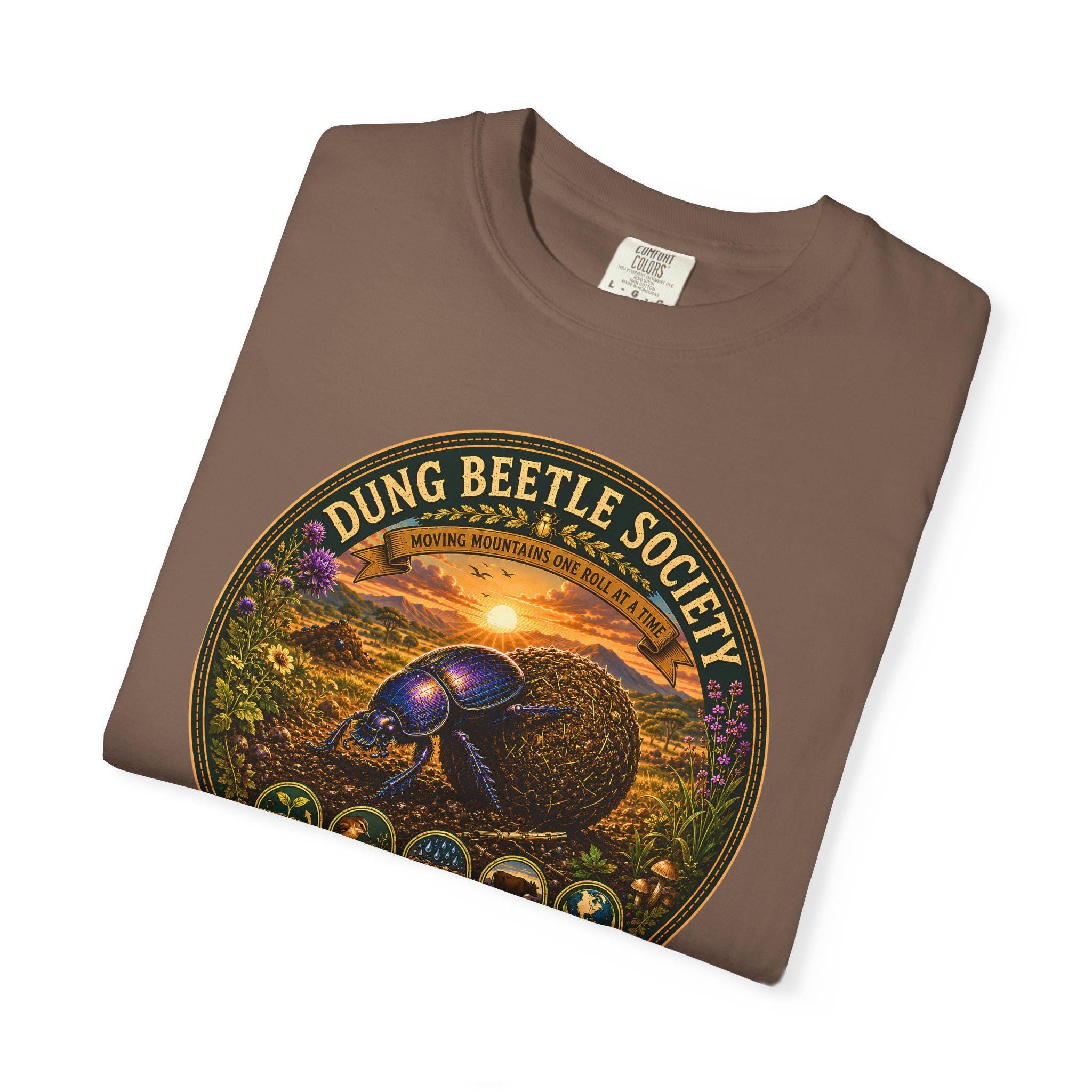Dung Beetle Society shirt | Vintage nature insect graphic tee