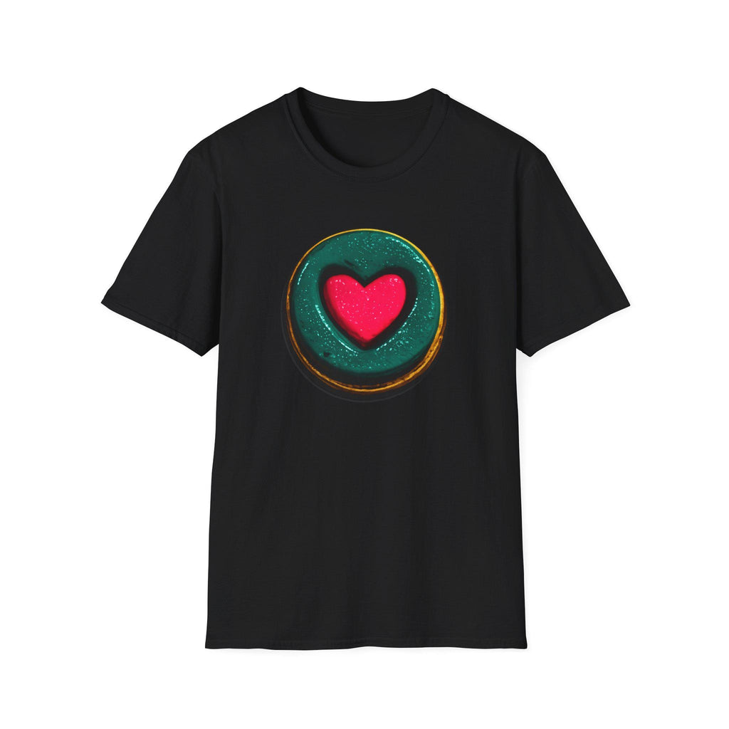 Heart O Graphic Tee, Minimal Love Symbol Streetwear Shirt