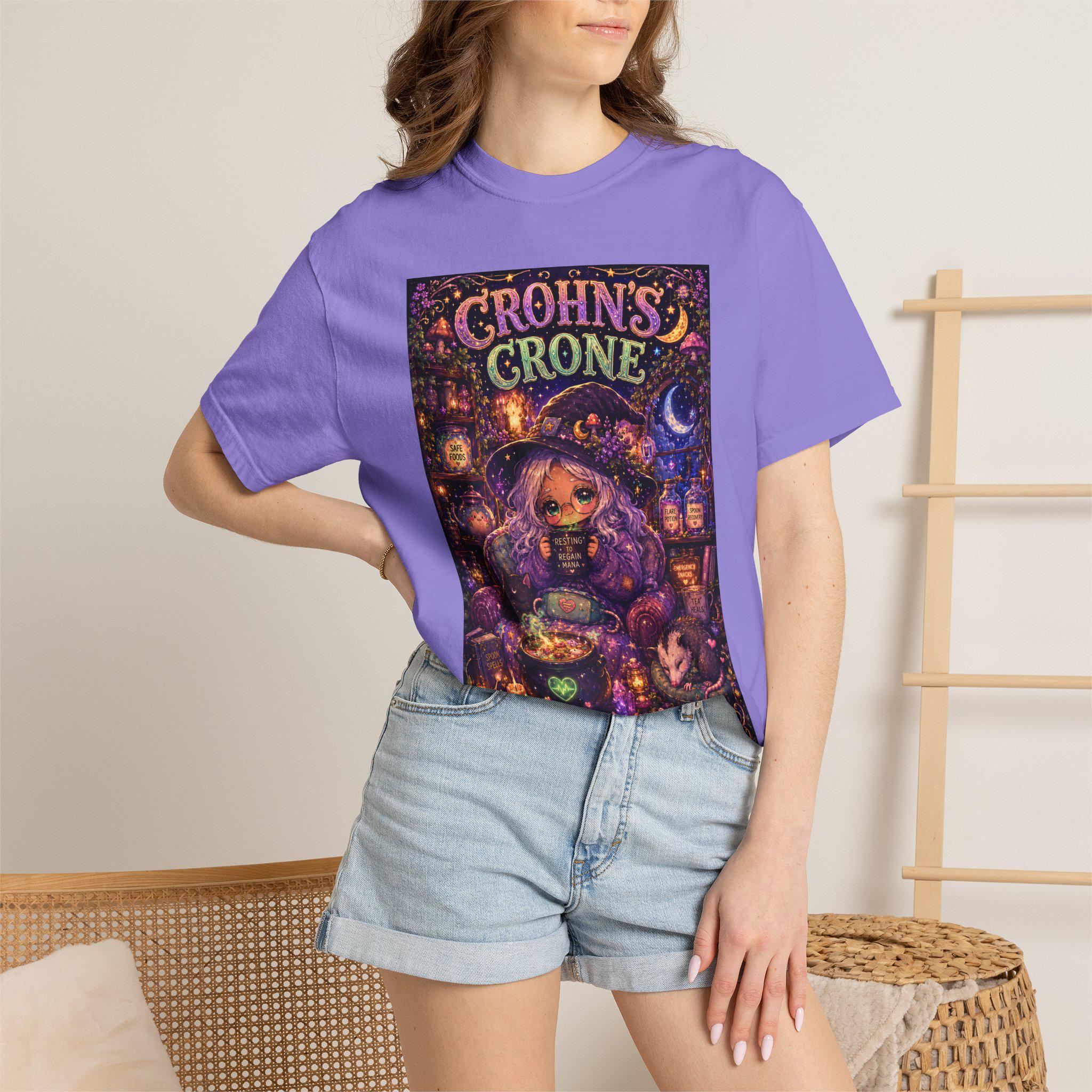Crohn's Crone Shirt, Resting To Regain Mana