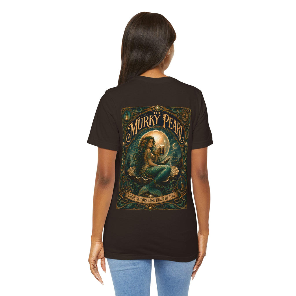 The Murky Pearl Mermaid Tavern T-Shirt, Nautical Vintage Graphic Tee
