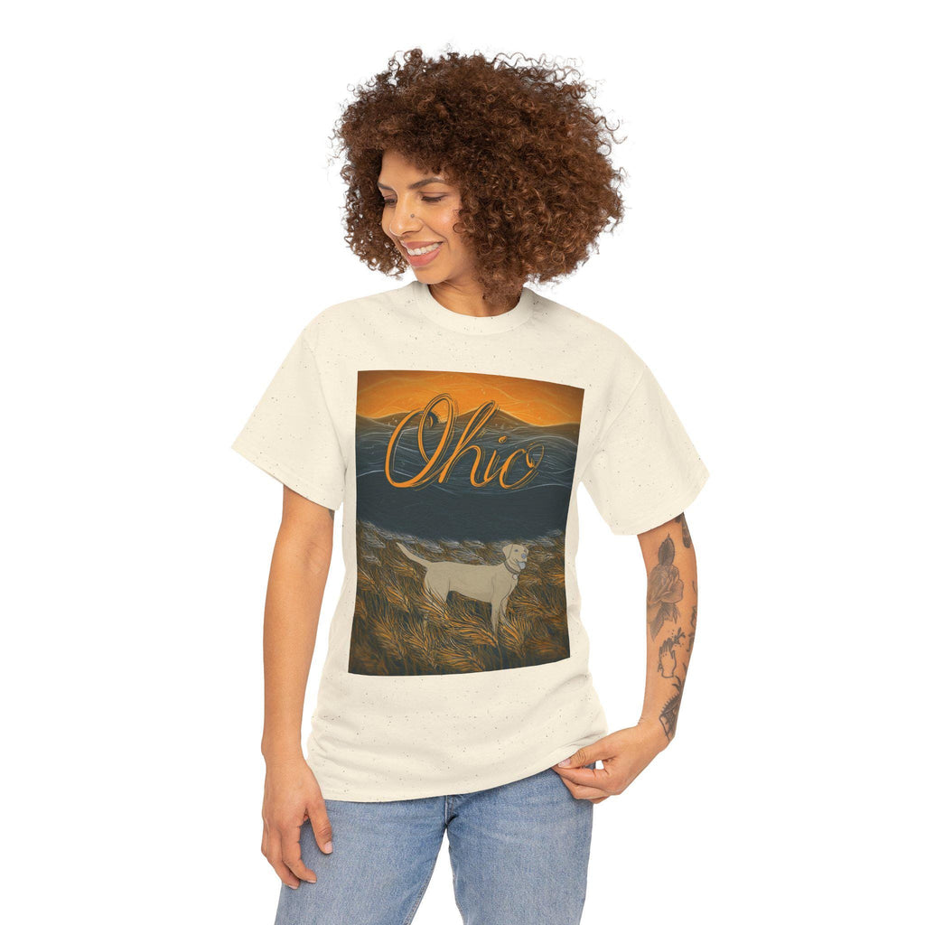 Ohio Dog Sunset Graphic Tee