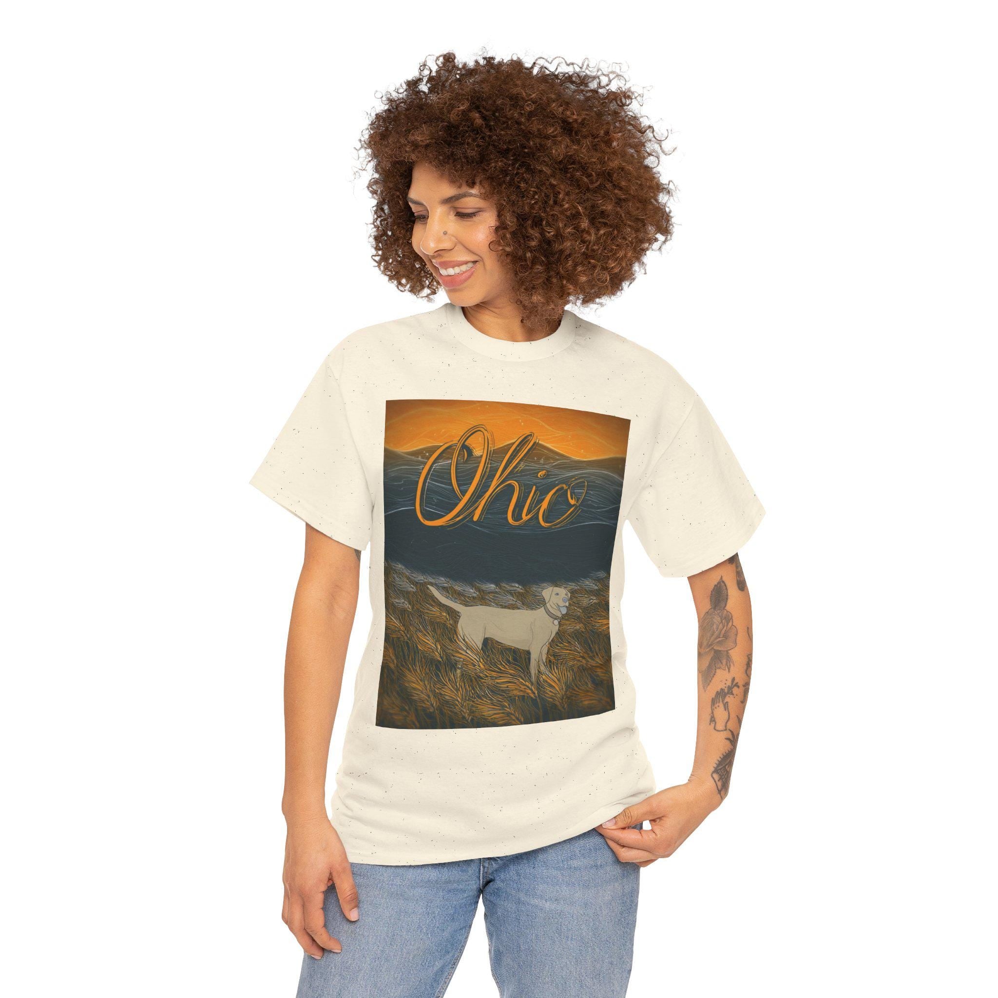 Ohio Dog Sunset Graphic Tee