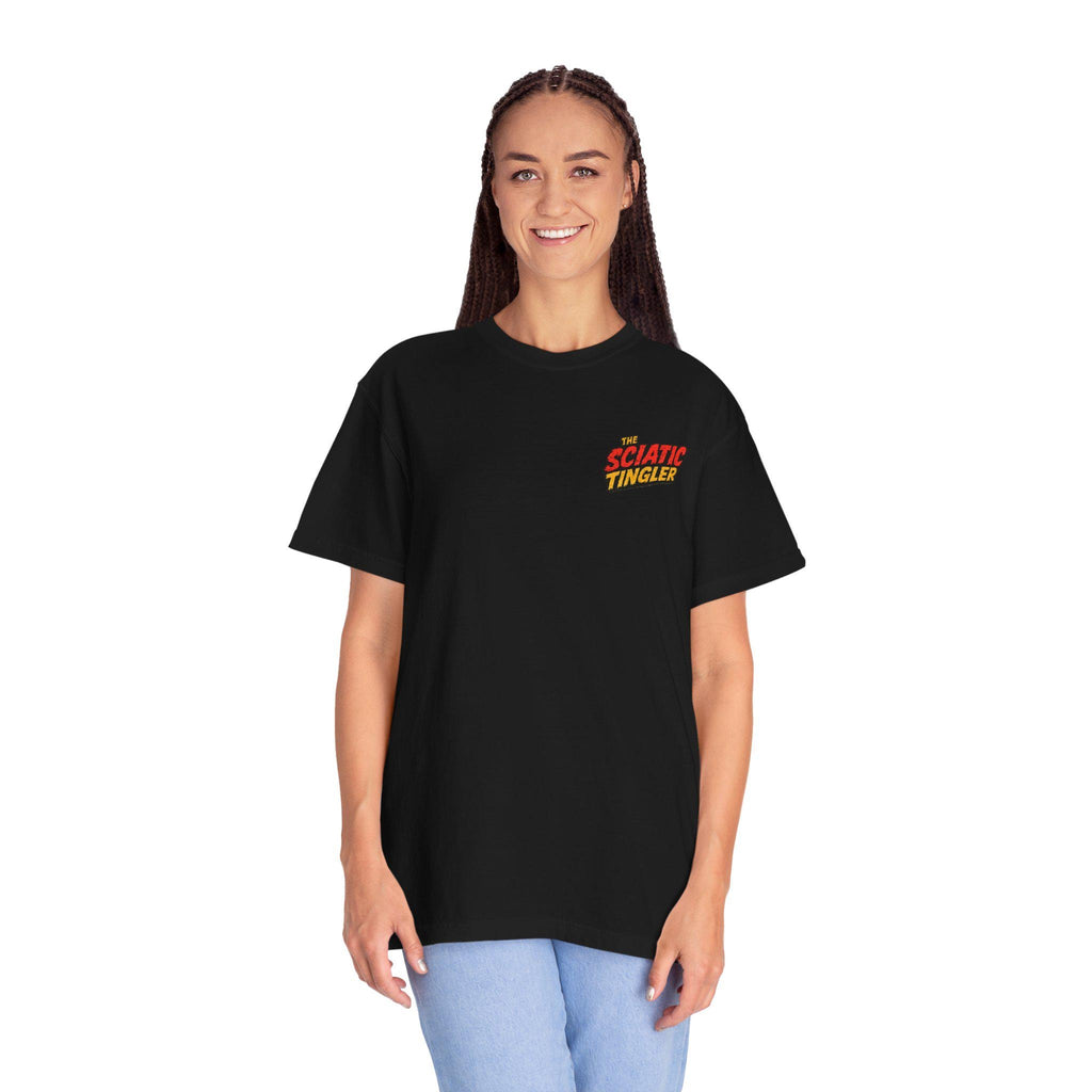 Sciatic Tingler Shirt | Vintage Horror Sciatica Tee, Chronic Pain Apparel