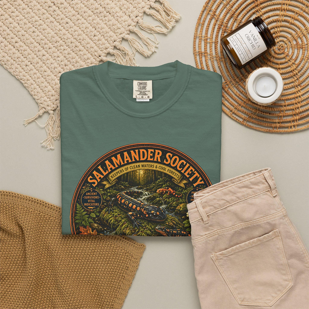 Salamander Society Woodland T-Shirt | Vintage Nature Wildlife Tee