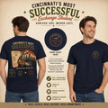 Cincinnati Exchange Student Common Wall Lizard Tee, Vintage Ohio Wildlife Shirt