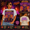 Purple Monster Concert Poster T-Shirt | Psychedelic Monster Graphic Tee