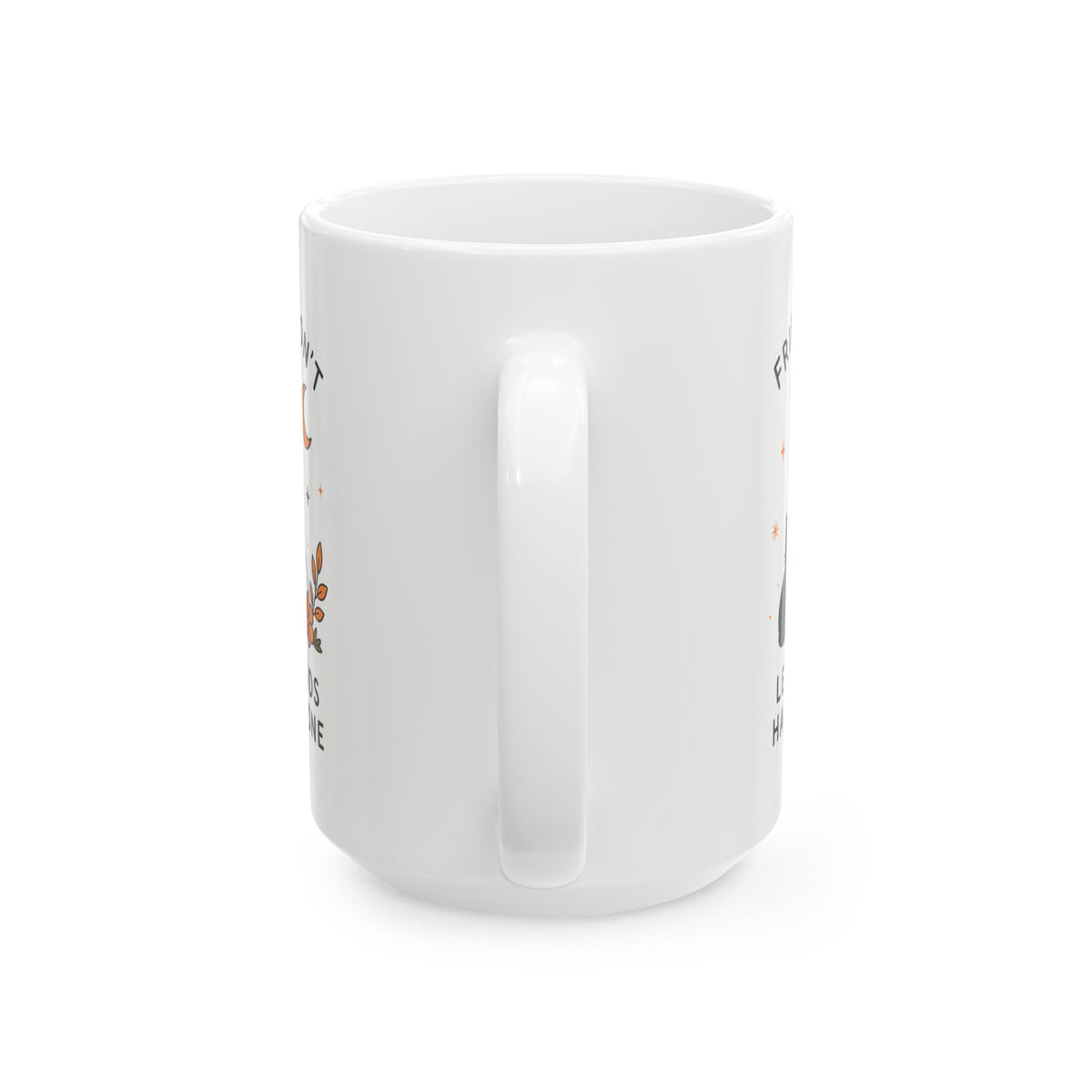 Friendship Ghost and Cat Mug | Ceramic Coffee Cup