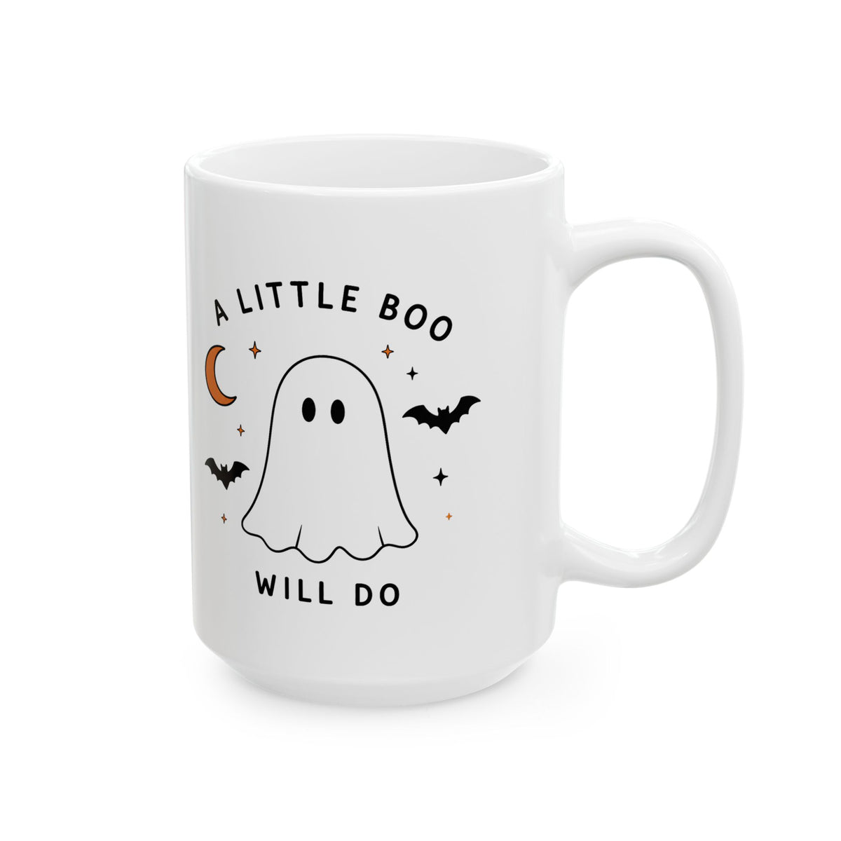 A Little Boo Will Do Mug | Cute Ghost Halloween Ceramic Mug