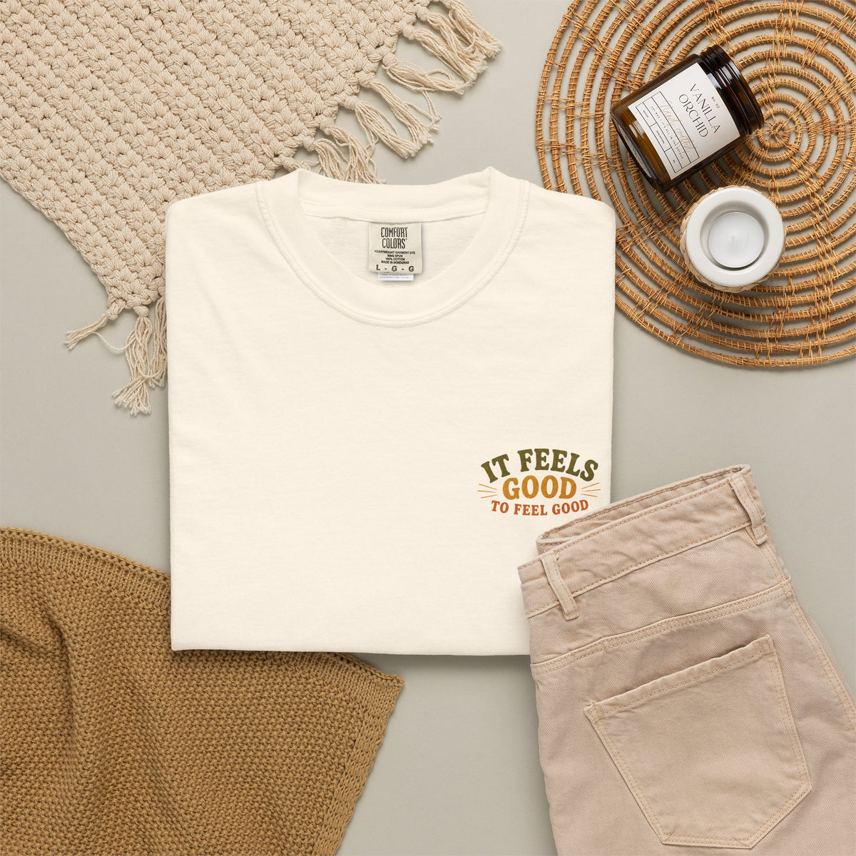 It Feels Good to Feel Good, Comfort Colors 1717, Nature Graphic Tee, Mountain Hiking Shirt, Outdoor Adventure, Vintage National Park Shirt