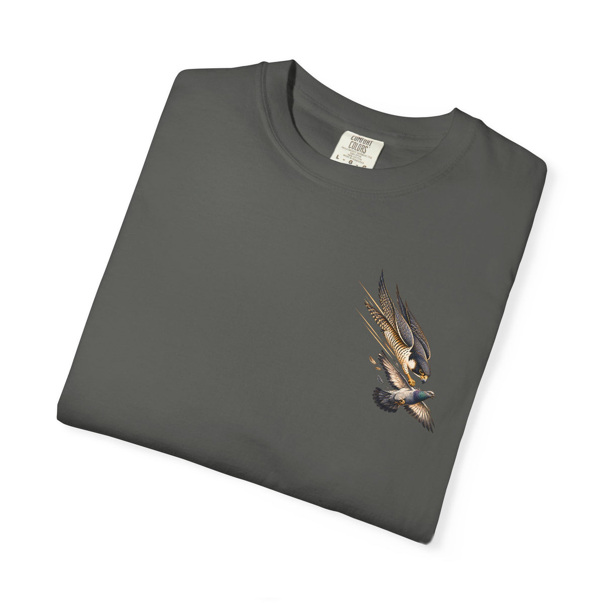 Peregrine Falcon Shirt, Vintage Bird of Prey Graphic Tee, Falconry Gift, Wildlife Lover T-Shirt, Nature Science Shirt, Front and Back Print