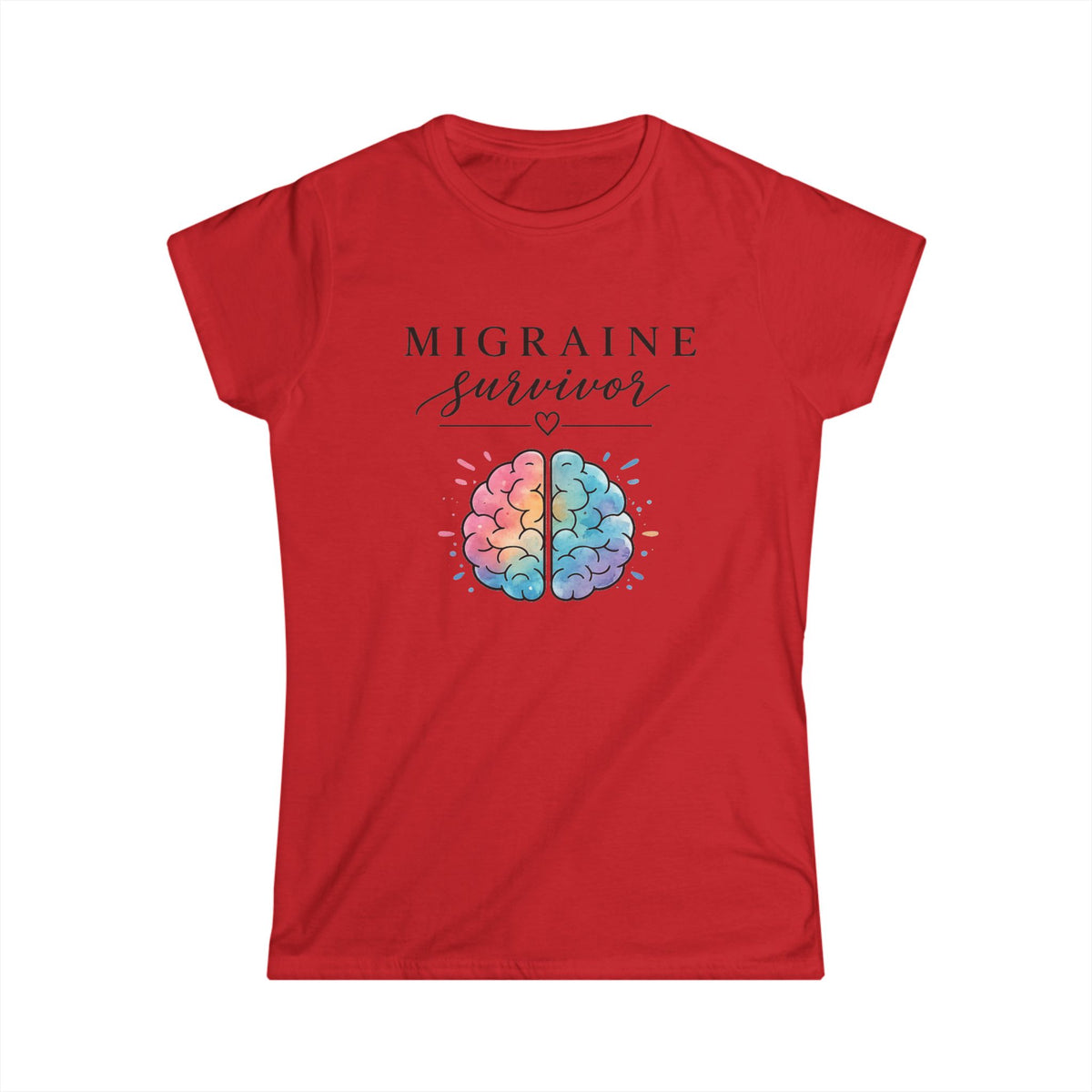 Migraine Survivor Shirt, Chronic Illness Awareness Tee, Spoonie Shirt, Brain Design Tee, Invisible Illness Gift, Migraine Warrior Tee