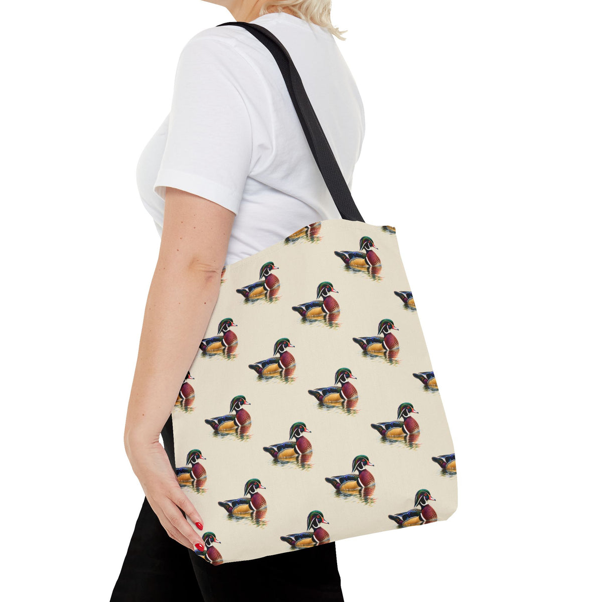 Wood Duck Tote Bag, Duck Lover Gift, Birdwatching Bag, Waterfowl Tote, Wildlife Purse, Nature Lover Gift, Outdoors Bag