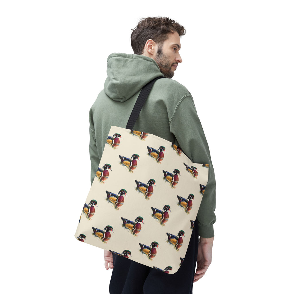 Wood Duck Tote Bag, Duck Lover Gift, Birdwatching Bag, Waterfowl Tote, Wildlife Purse, Nature Lover Gift, Outdoors Bag