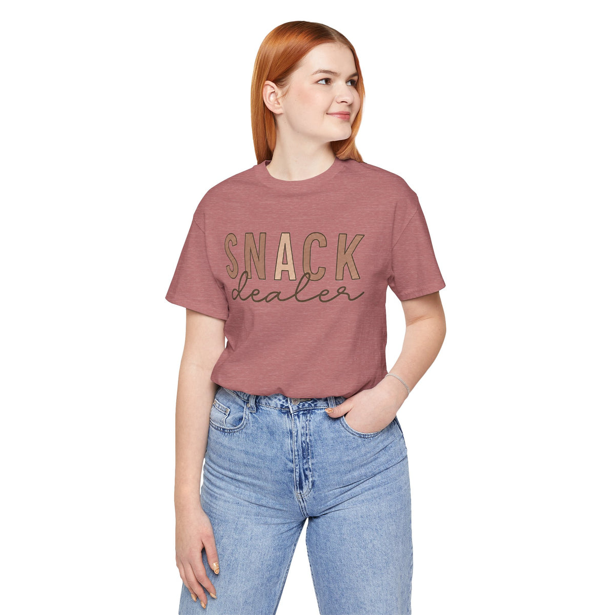 Snack Dealer T-Shirt | Funny Food Quote Tee, Casual Graphic Shirt
