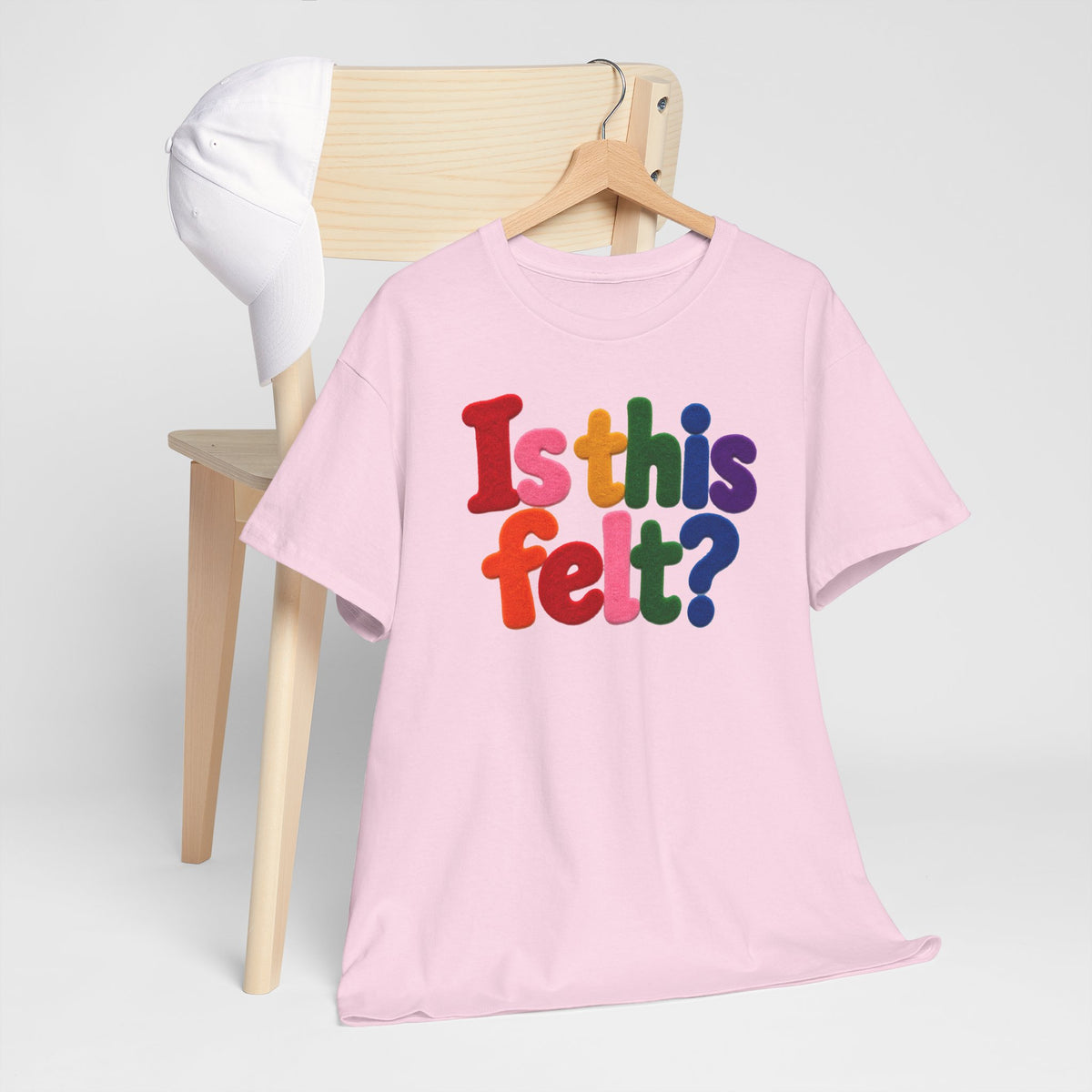 Is This Felt Shirt, Funny Double Entendre Tee, Colorful Felt Lettering, Cheeky Adult Humor T-Shirt, Unisex Heavy Cotton Graphic Tee