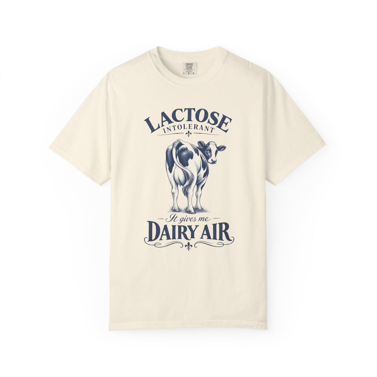 Lactose Intolerant Shirt, Dairy Air Cow Tee, Funny Milk Pun T-Shirt, Comfort Colors Cow Shirt, Dairy Lover Gift