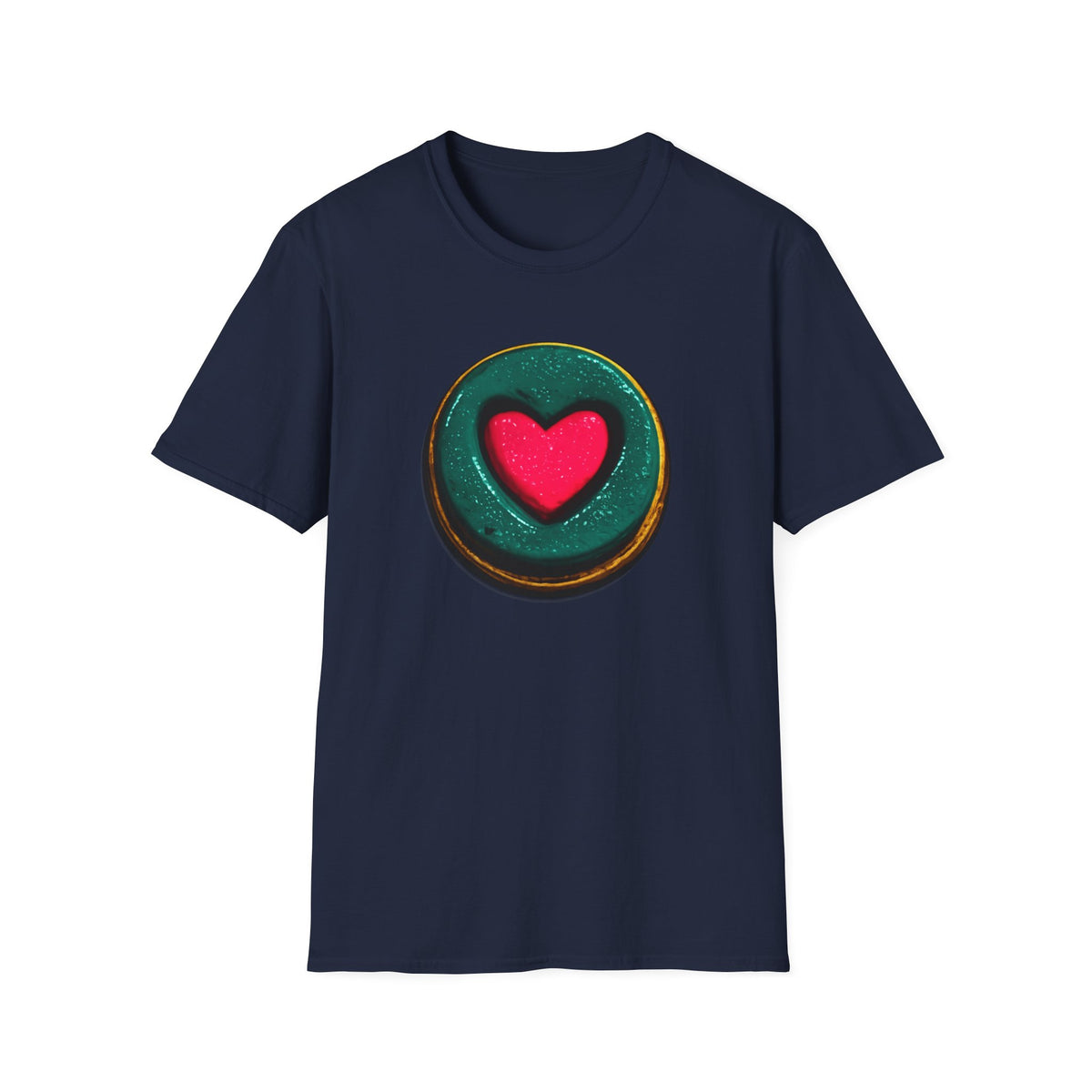 Heart O Shirt, Minimal Heart Graphic Tee, Love Symbol Shirt, Aesthetic Streetwear Tee, Simple Heart Shirt, Colorful Heart Tee