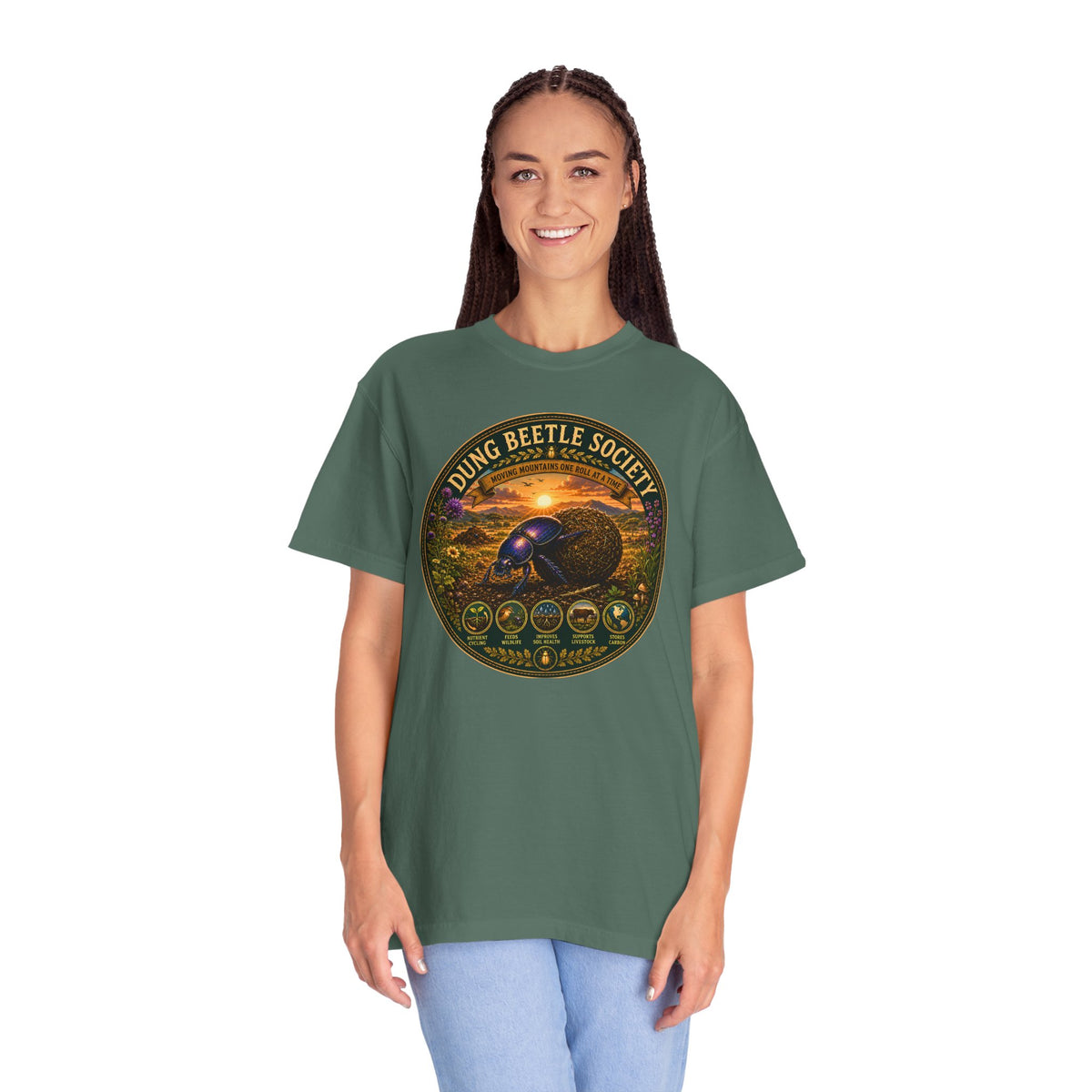 Dung Beetle Society shirt | Vintage nature insect graphic tee