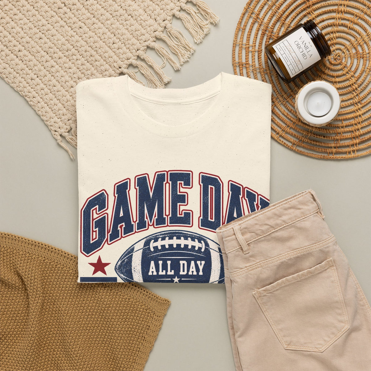 Game Day All Day Every Day Tee | Football Graphic Shirt