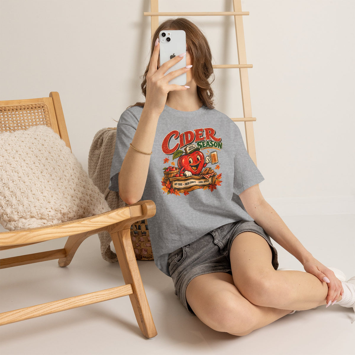Cider Season Shirt, Fall Apple Shirt, Apple Orchard Tee, Autumn Graphic T Shirt, Cider Mill Shirt, Vintage Fall Shirt, Comfort Colors Tee