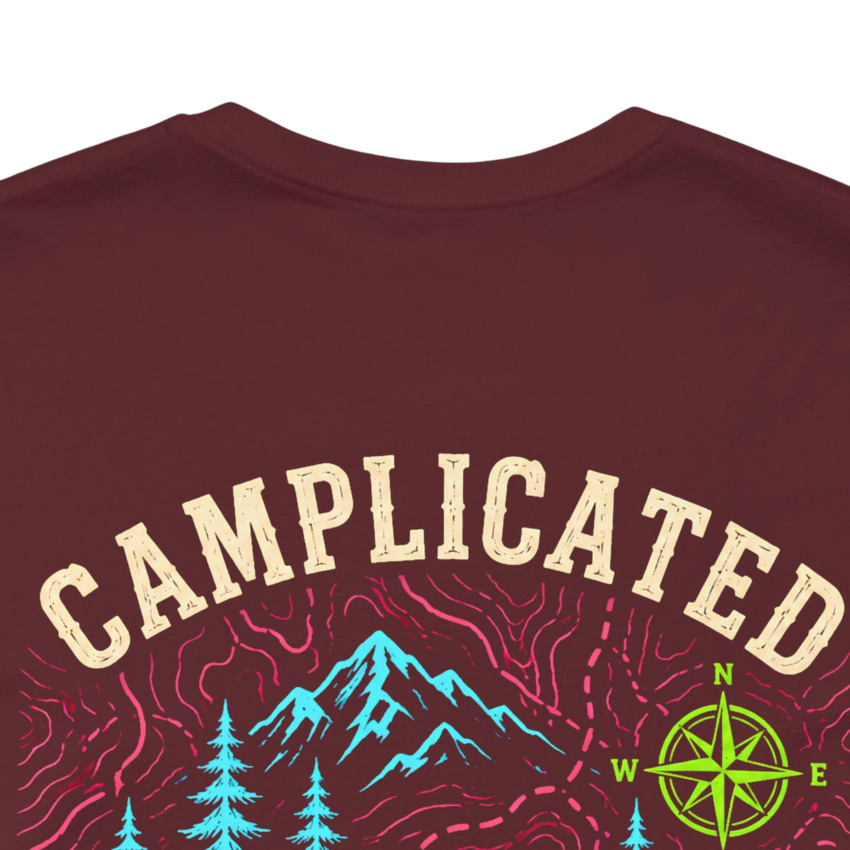 Camplicated Outdoors, Adventure Supply Shirt, Camping, Comfort Colors, Funny Camper Gift, Hiking, Tent Life, Outdoor Lover Tee