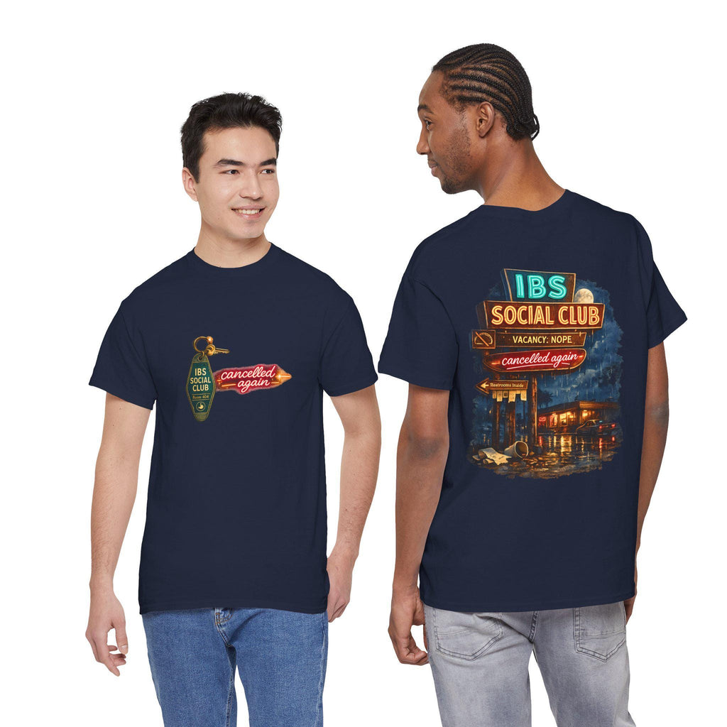IBS Social Club Shirt, Cancelled Again Retro Motel Graphic Tee