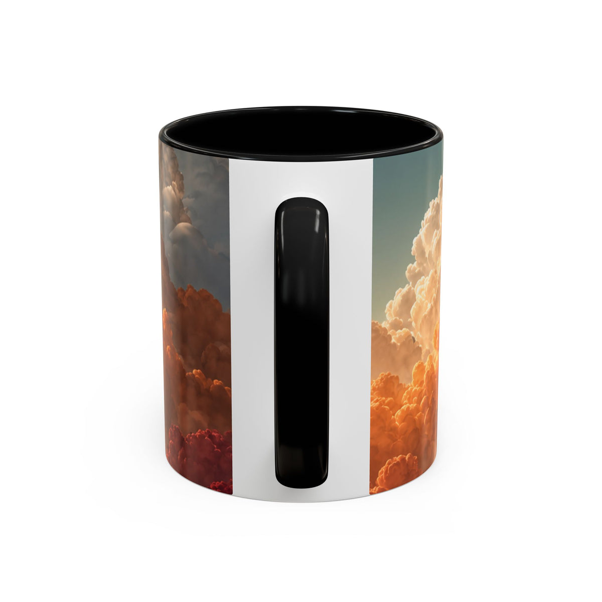 Sunset Clouds Accent Coffee Mug | Cloudscape Ceramic Mug