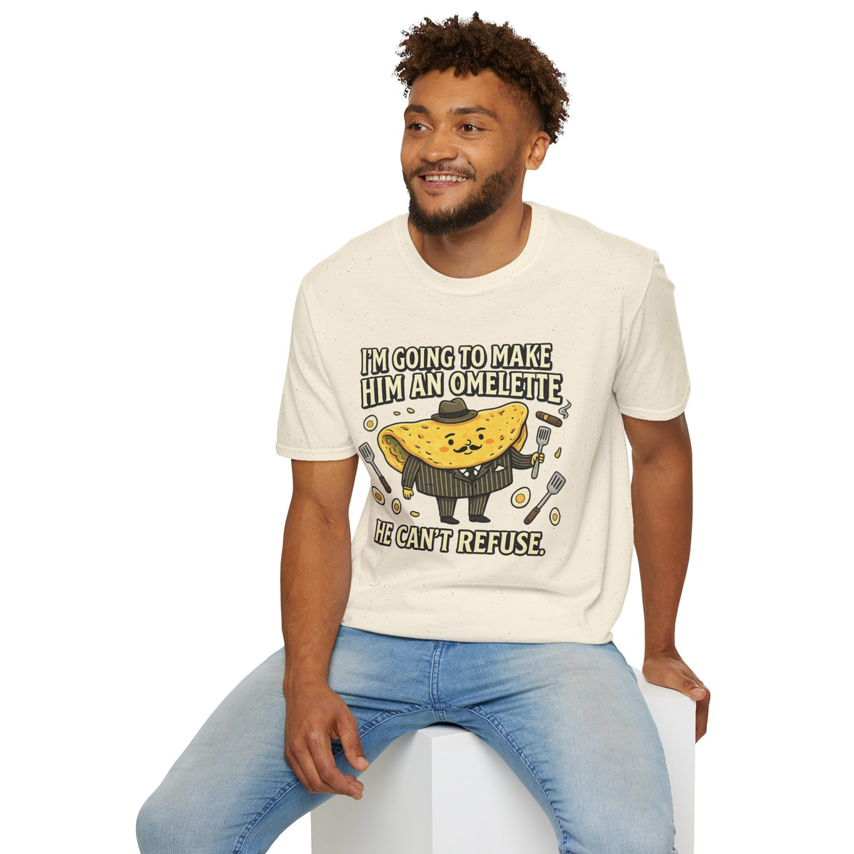 Im Gonna Make Him an Omelette He Cant Refuse Shirt, Funny Mafia Parody Tee