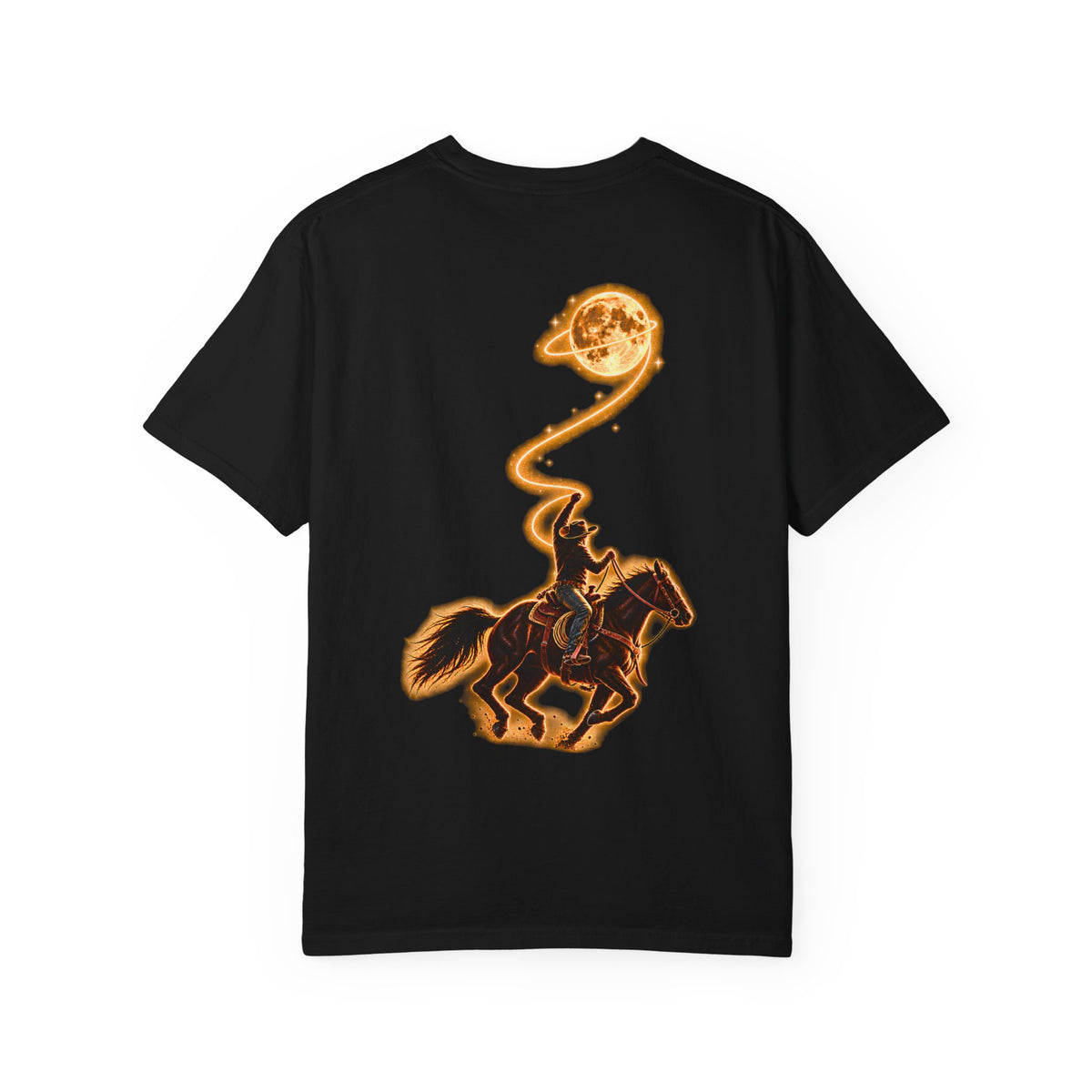 Cowboy Lasso Moon Shirt, Western Horse Tee, Comfort Colors 1717, Celestial Rodeo Graphic T Shirt, Equestrian Gift