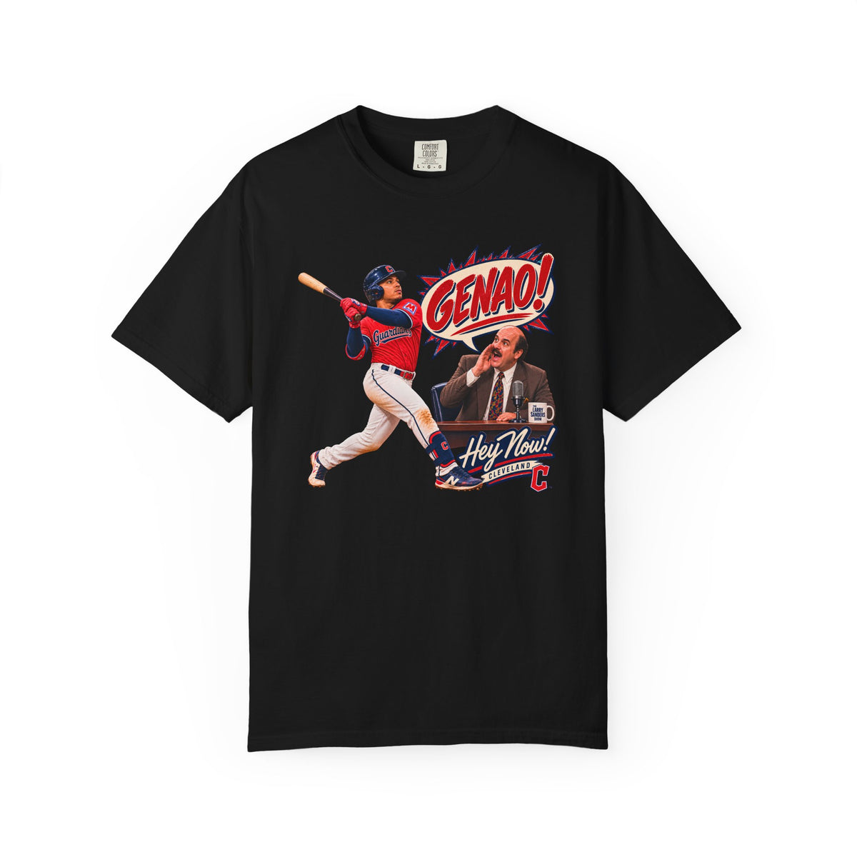 Genao Hey Now Cleveland Baseball Shirt | Hank Kingsley Inspired Guardians Fan Tee | Funny Cleveland Baseball Shirt