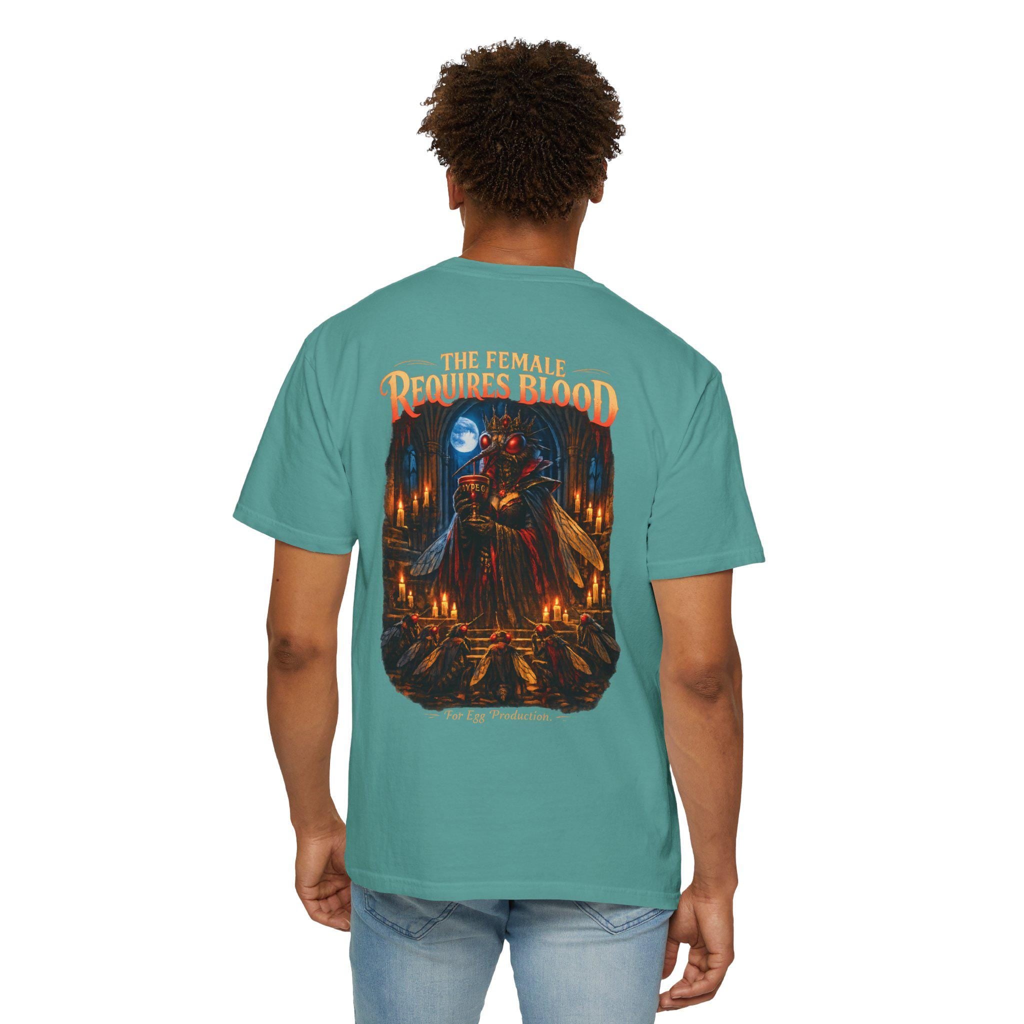 The Crimson Ovipositor Gothic Mosquito Entomology Tee