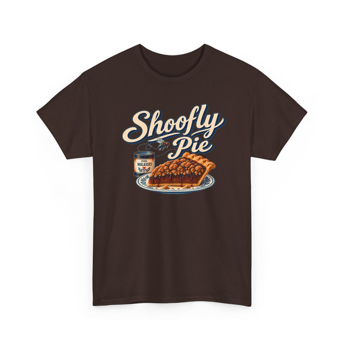Shoofly Pie Vintage Pie Graphic Tee | Retro Baking T-shirt