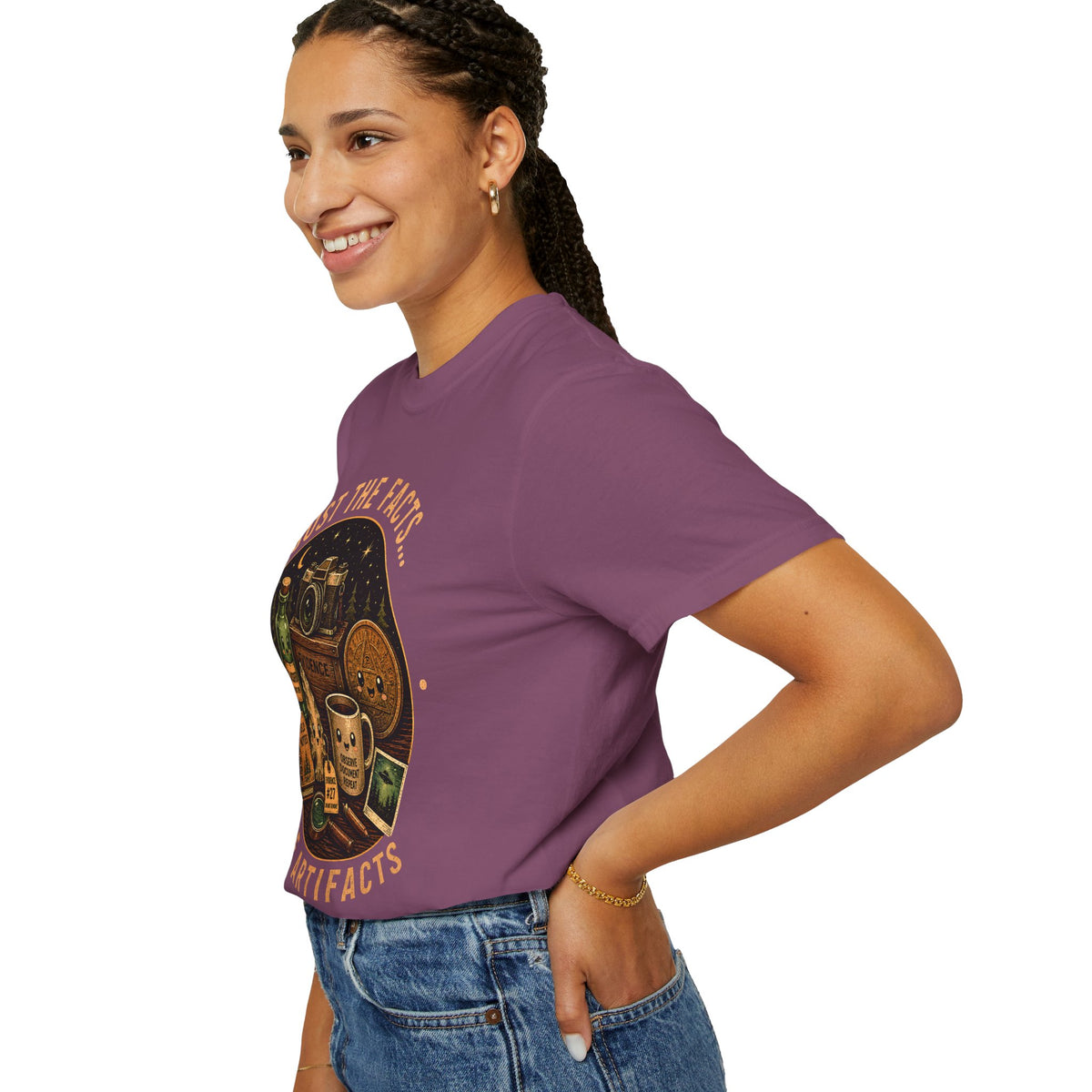 Just The Facts The Artifacts Cute Cryptid Investigator Shirt