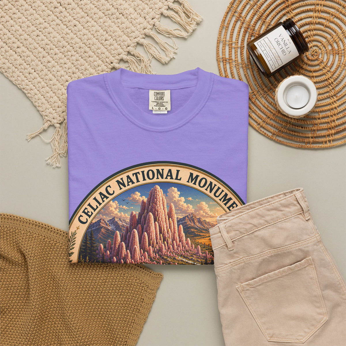 Celiac National Monument Shirt, Gluten Free Nature Tee, Celiac Disease Gift, National Park Style Graphic Tee, Celiac Awareness Shirt