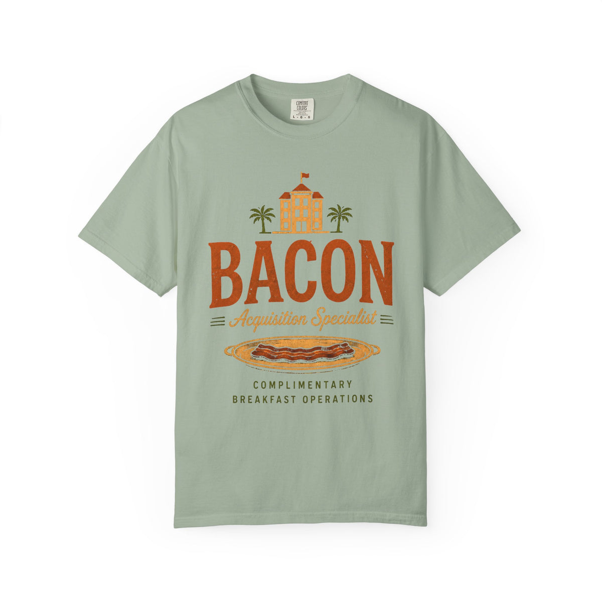 Bacon Acquisition Specialist T-Shirt | Retro Breakfast Graphic