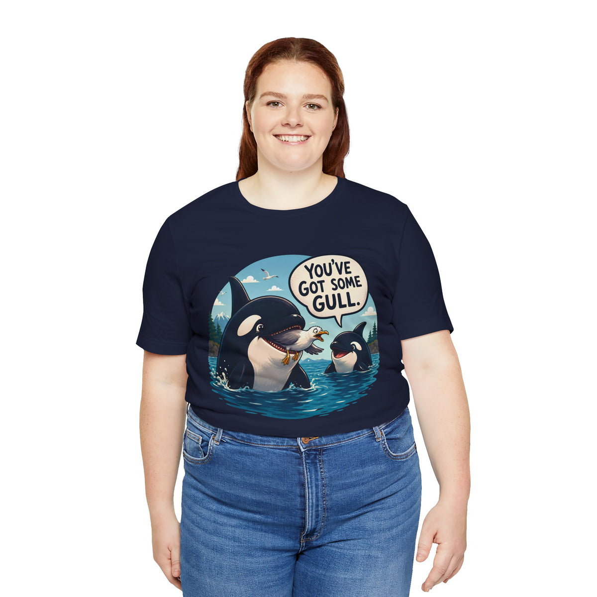 Youve Got Some Gull Shirt, Funny Orca T-Shirt, Whale Pun Tee, Cute Killer Whale Shirt, Ocean Lover Gift, Seagull Joke Shirt, Marine Life Tee