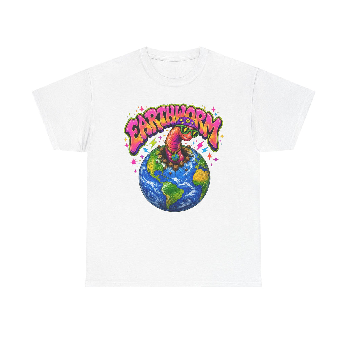 Earthworm Graphic T-Shirt, Funny Worm Shirt