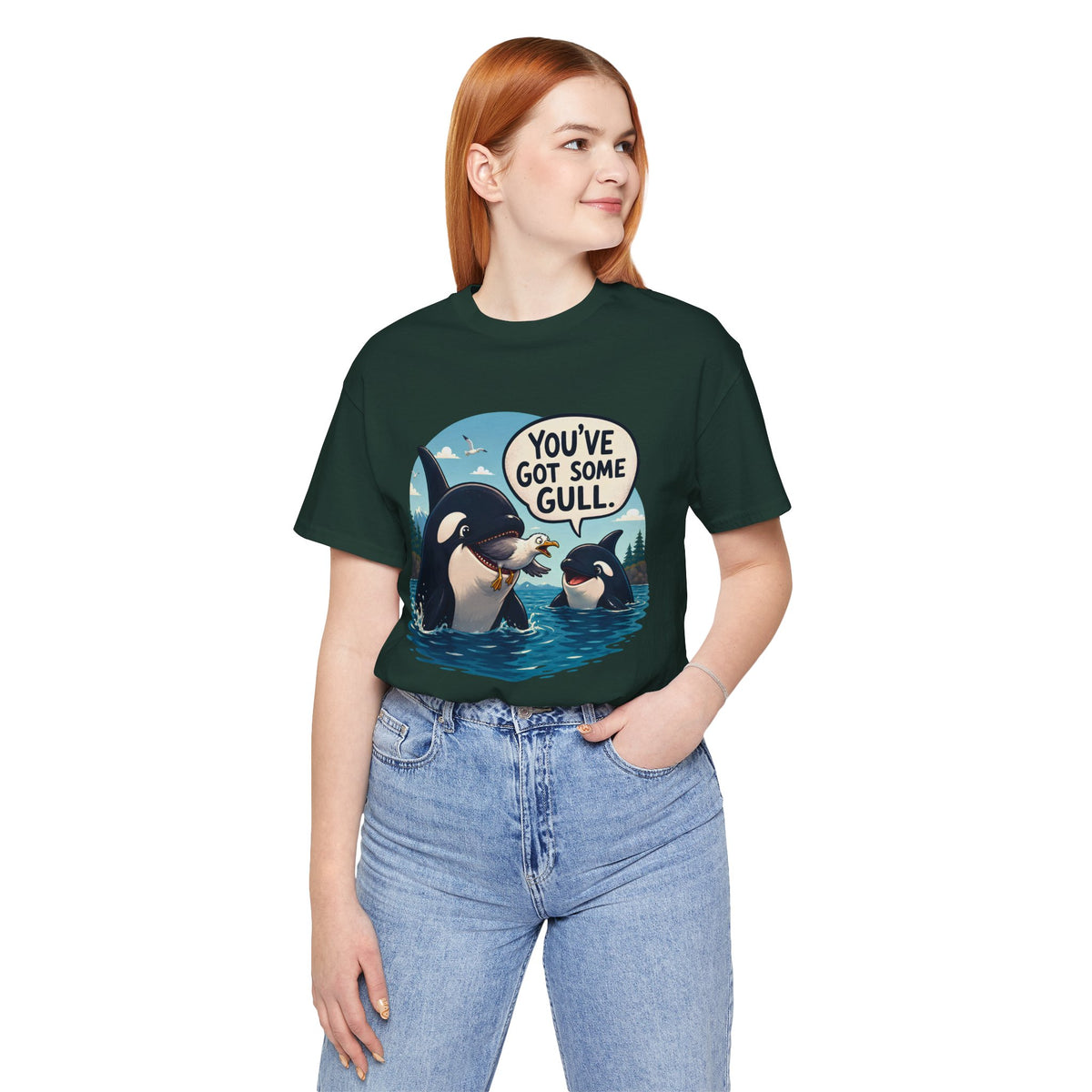 Youve Got Some Gull Shirt, Funny Orca T-Shirt, Whale Pun Tee, Cute Killer Whale Shirt, Ocean Lover Gift, Seagull Joke Shirt, Marine Life Tee
