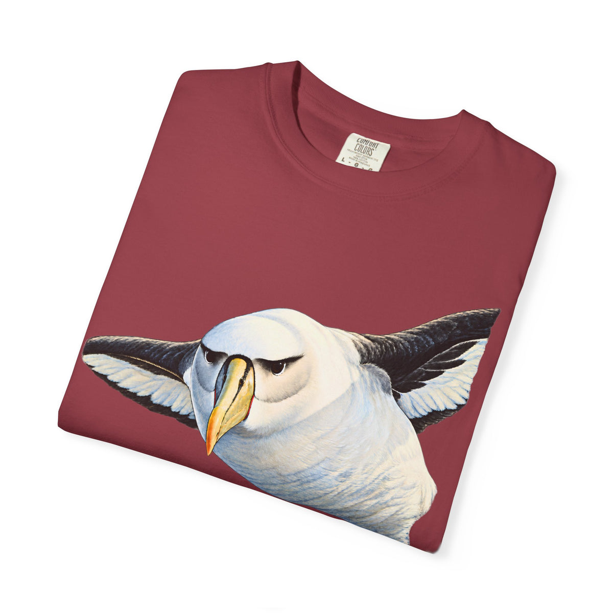 Black-Browed Albatross Shirt, Bird Lover Tee, Seabird Wildlife T-Shirt, Ornithology Gift, Coastal Nature Comfort Colors 1717