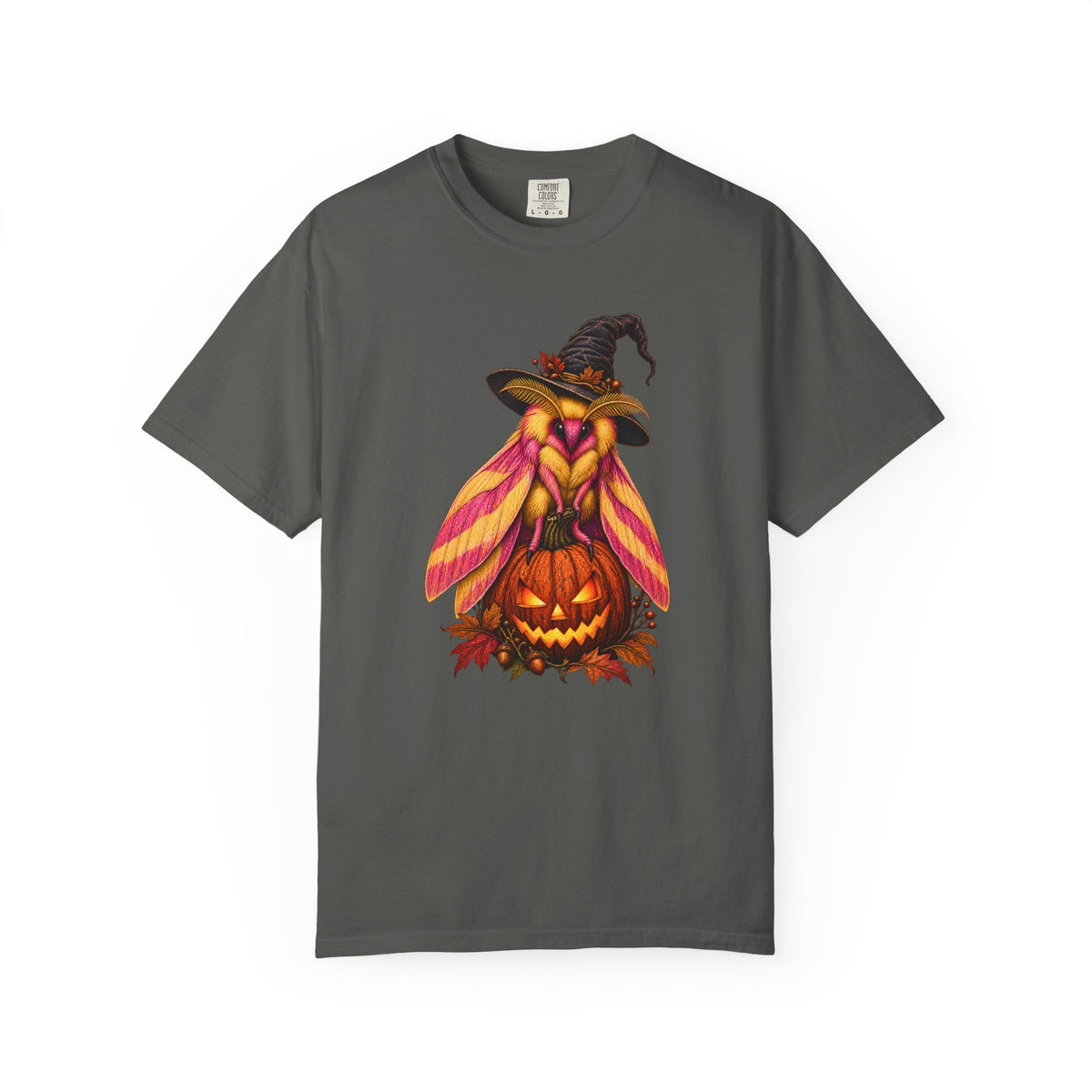 Halloween Moth Shirt, Spooky Moth T Shirt, Witchy Insect Graphic Tee, Vintage Comfort Colors Halloween Shirt