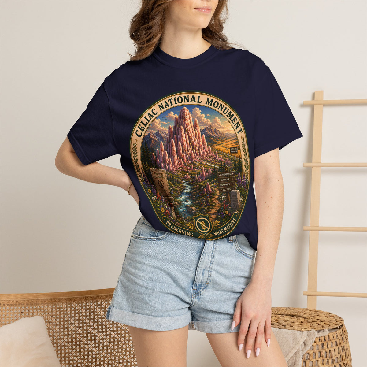 Celiac National Monument Shirt, Gluten Free Nature Tee, Celiac Disease Gift, National Park Style Graphic Tee, Celiac Awareness Shirt
