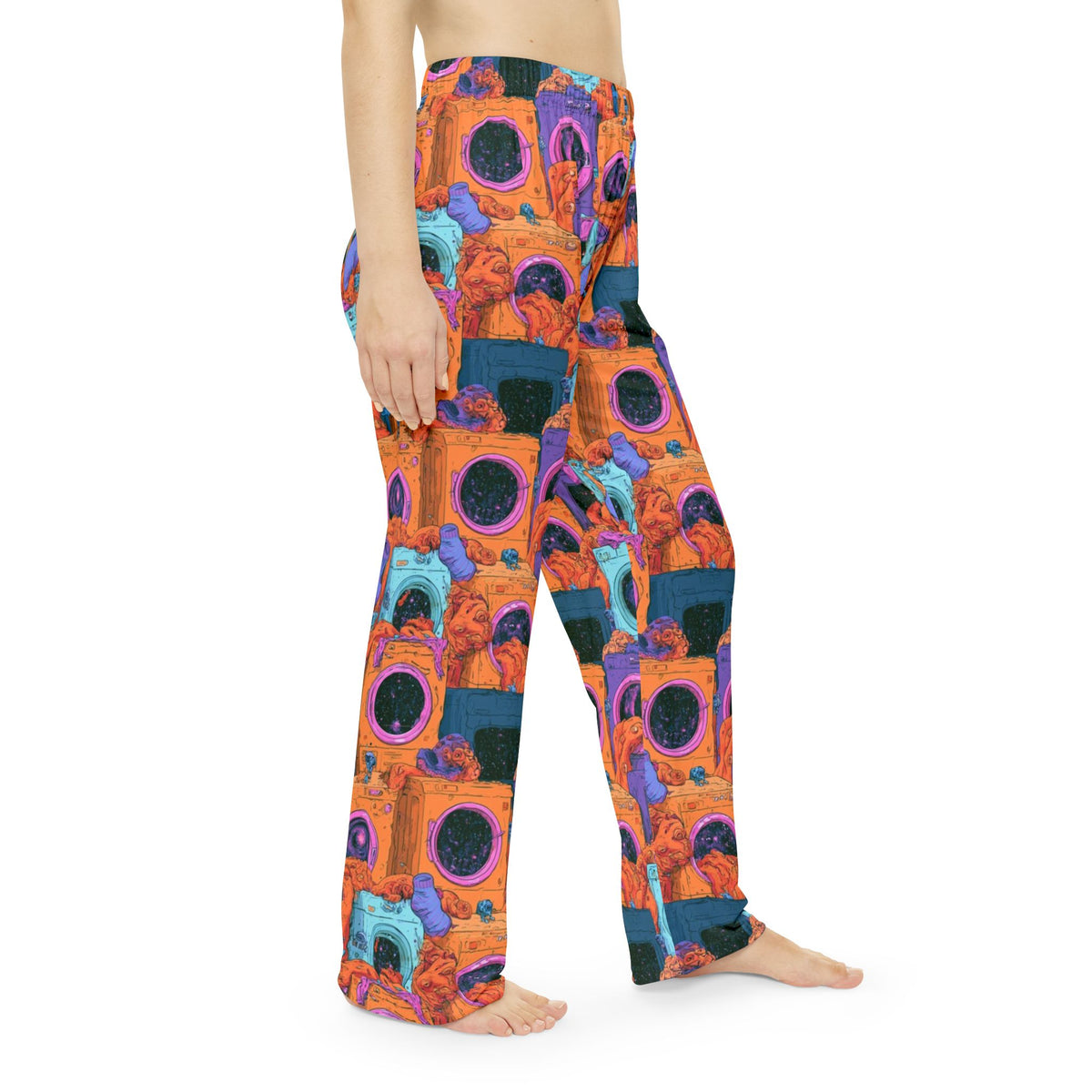 Cosmic Laundromat Pajama Pants | Galaxy Washing Machines
