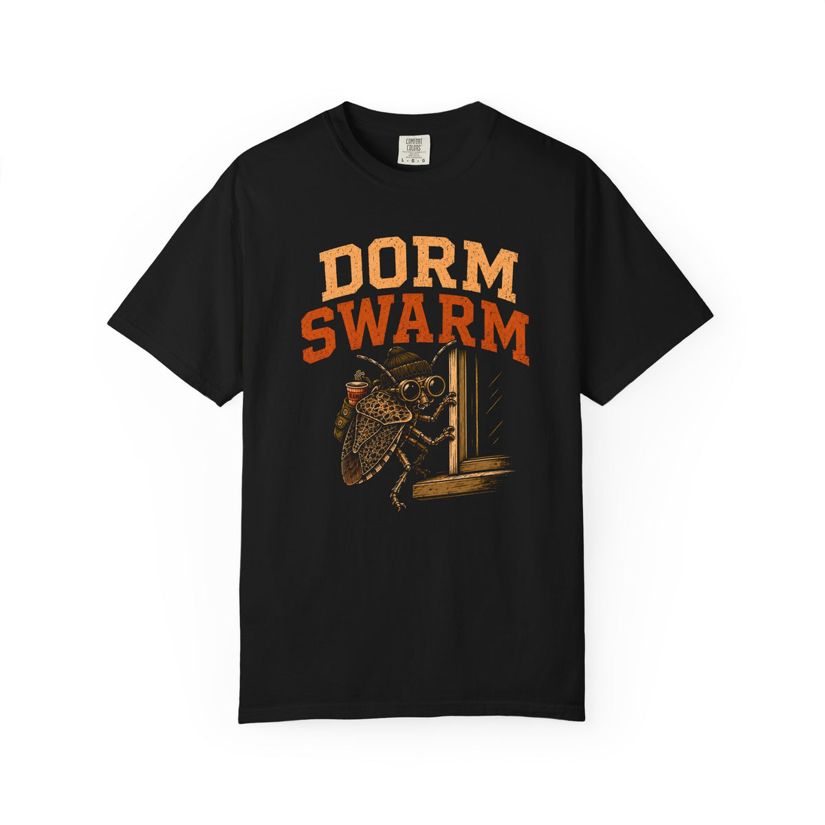 Dorm Swarm Shirt, Funny College Stink Bug Tee, Comfort Colors 1717 Graphic T-Shirt, Dorm Life Gift, Move In Day Shirt, Student Humor Tee