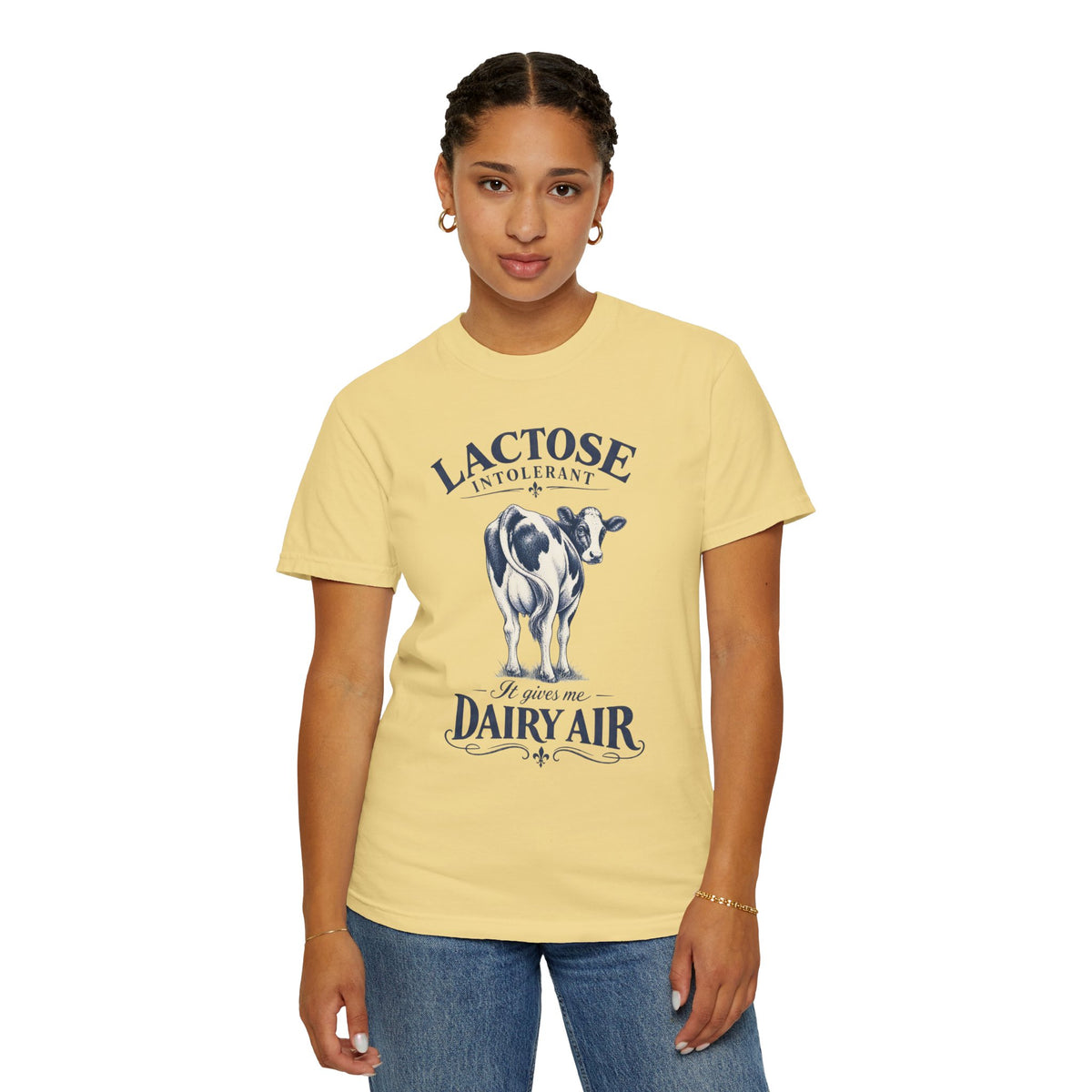 Lactose Intolerant Shirt, Dairy Air Cow Tee, Funny Milk Pun T-Shirt, Comfort Colors Cow Shirt, Dairy Lover Gift