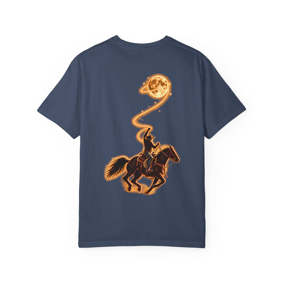 Cowboy Lasso Moon Shirt, Western Horse Tee, Comfort Colors 1717, Celestial Rodeo Graphic T Shirt, Equestrian Gift
