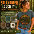 Salamander Society Woodland T-Shirt | Vintage Nature Wildlife Tee