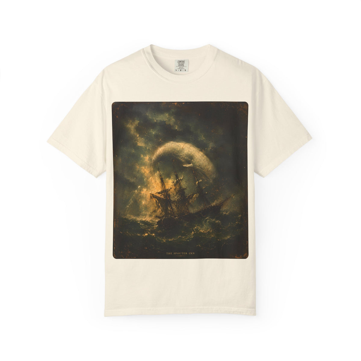 The Spouter-Inn Shirt | Moby-Dick Inspired Maritime Art Tee | Vintage Whale & Whaling Ship Graphic | Literary Ocean Adventure Shirt